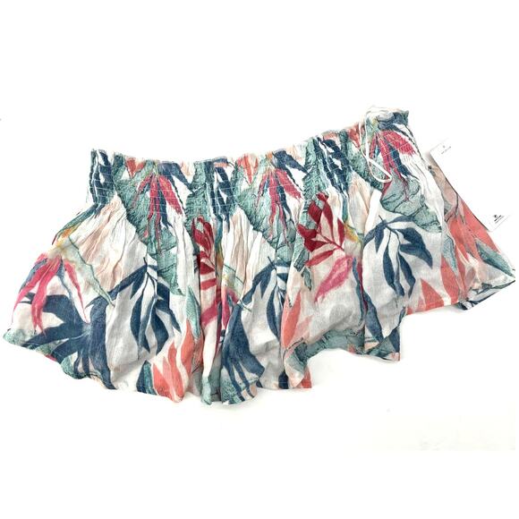 Rip Curl Sea Breeze Tube Top Floral White Size Large NWT - Picture 1 of 6